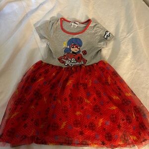 Miraculous Ladybug Kids Superhero Costume - Red and Gray
